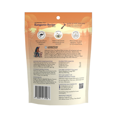 Addiction Grain-Free Meaty Bites Dog Treats (Kangaroo)