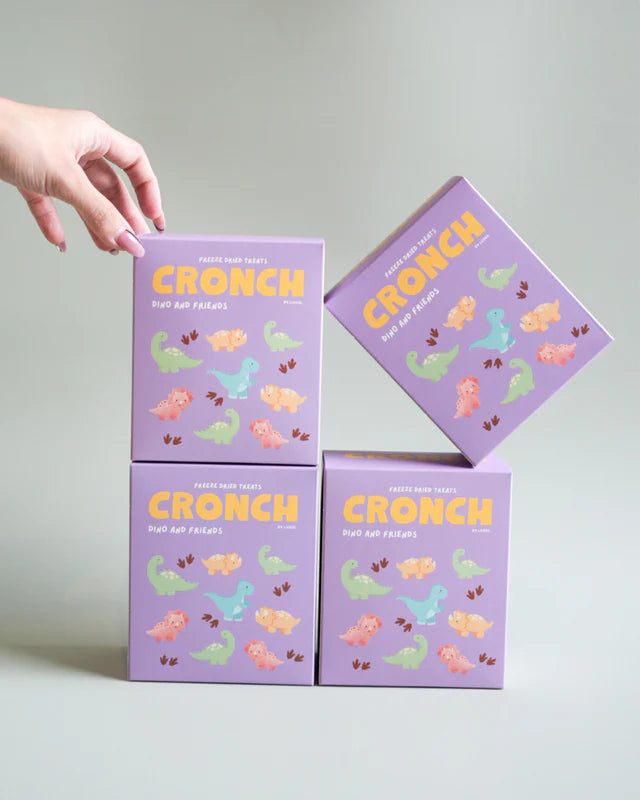Licked CRONCH Freeze Dried Dog & Cat Treats (Dino and Friends)