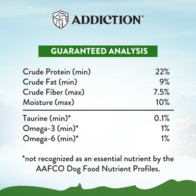 Addiction Dry Dog Food (Le Lamb)