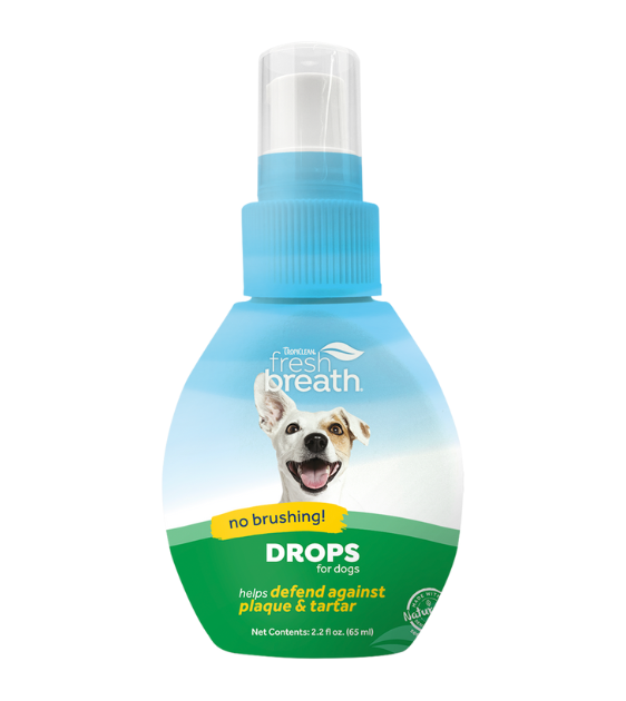 TropiClean Fresh Breath No Brushing Drops for Dogs