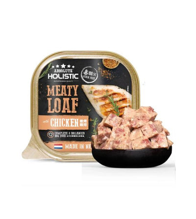 Absolute Holistic Meaty Loaf Wet Dog Food (Chicken)
