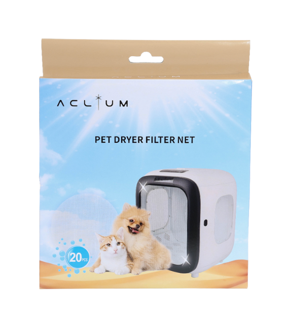 Aclium Pet Air Dryer Replacement Filter Net (20 Pieces)