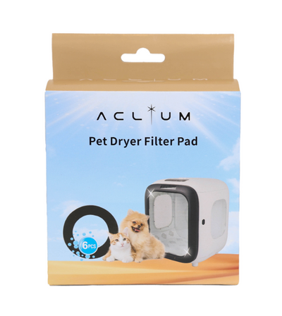 Aclium Pet Air Dryer Replacement Filter Cotton Pad (6 Pieces)