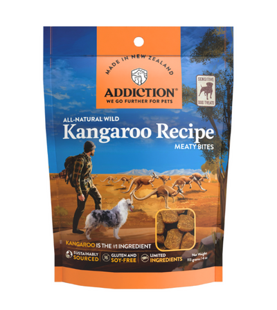 Addiction Grain-Free Meaty Bites Dog Treats (Kangaroo)