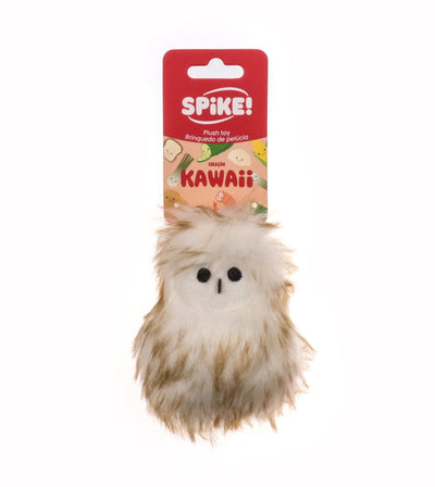 Spike! Kawaii Barn Owl Plush Dog Toy