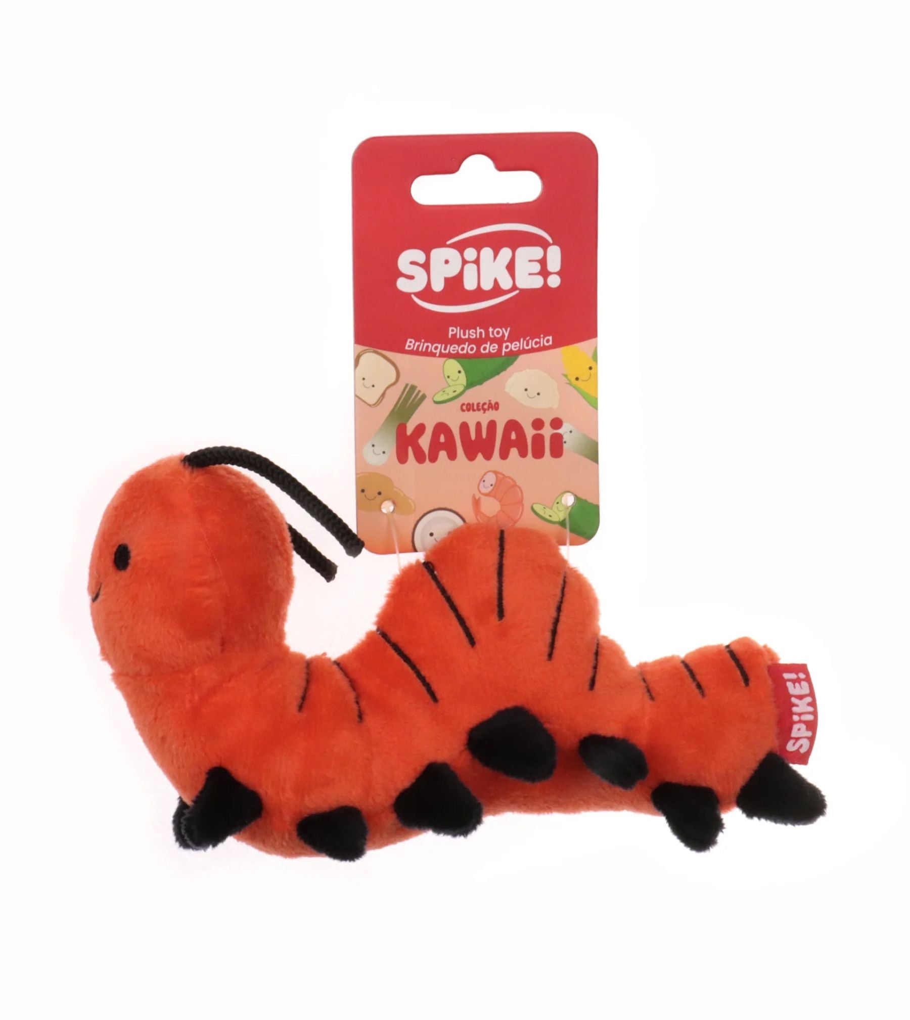 Spike! Kawaii Centipede Plush Dog Toy