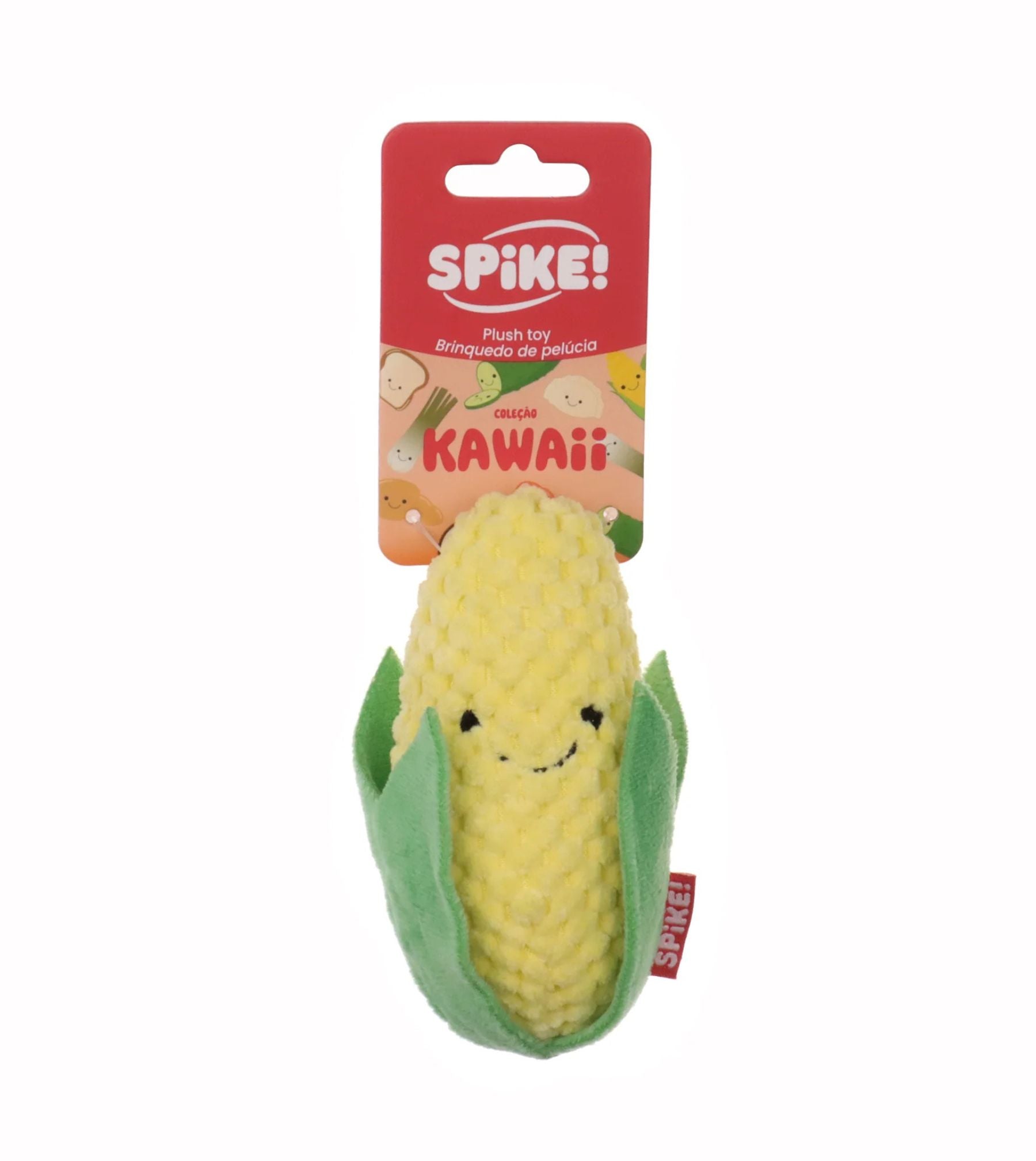 Spike! Kawaii Corn Plush Dog Toy
