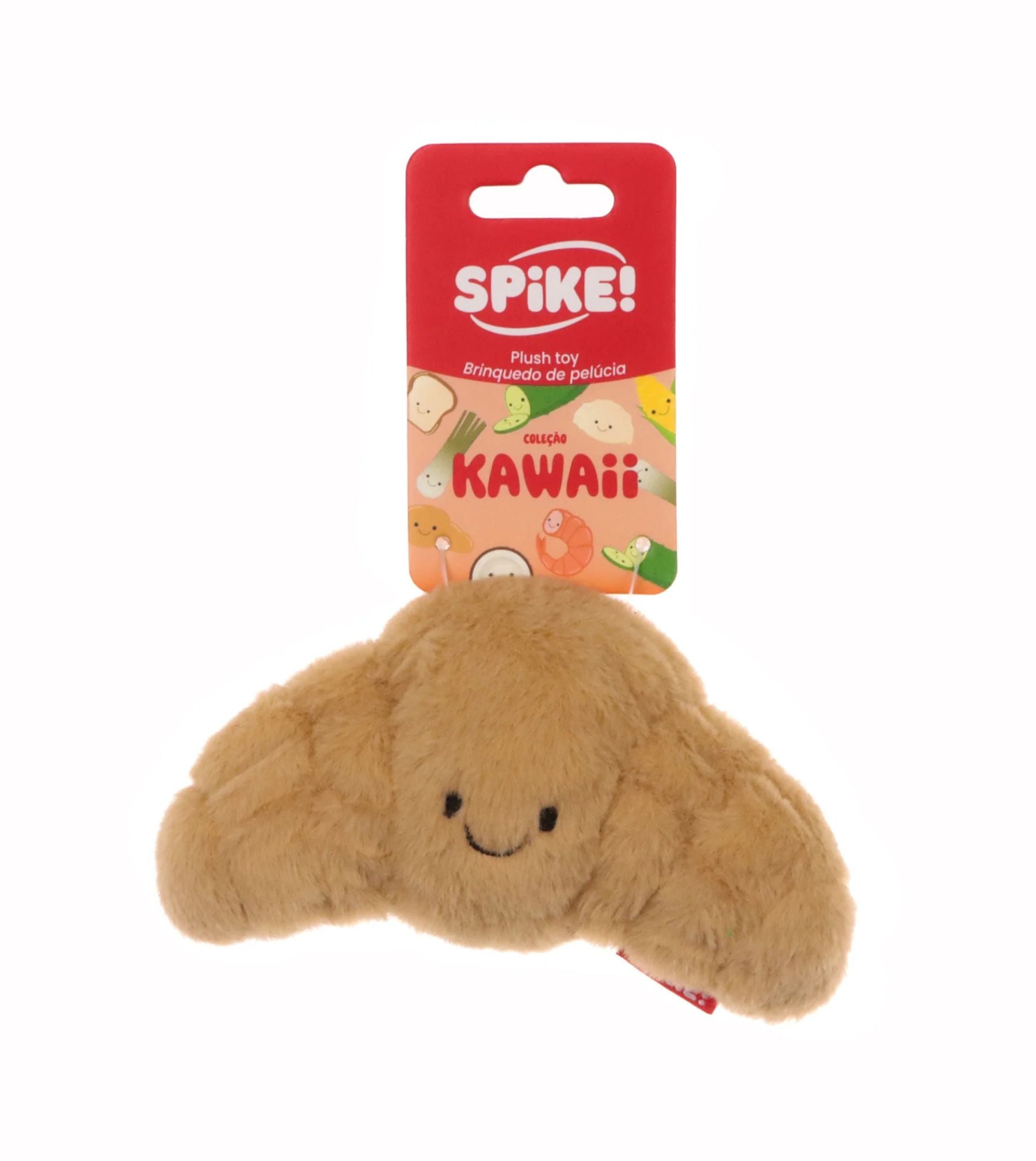 Spike! Kawaii Croissant Plush Dog Toy