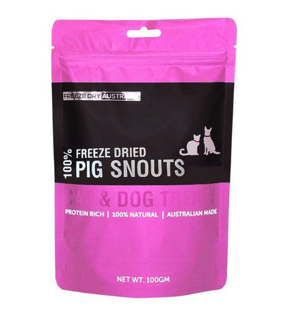 Freeze Dry Australia Pig Snouts Freeze Dried Cat & Dog Treats