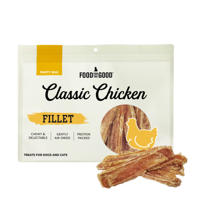 Food For The Good Party Bag Air Dried Cat & Dog Treats (Classic Chicken Fillet)