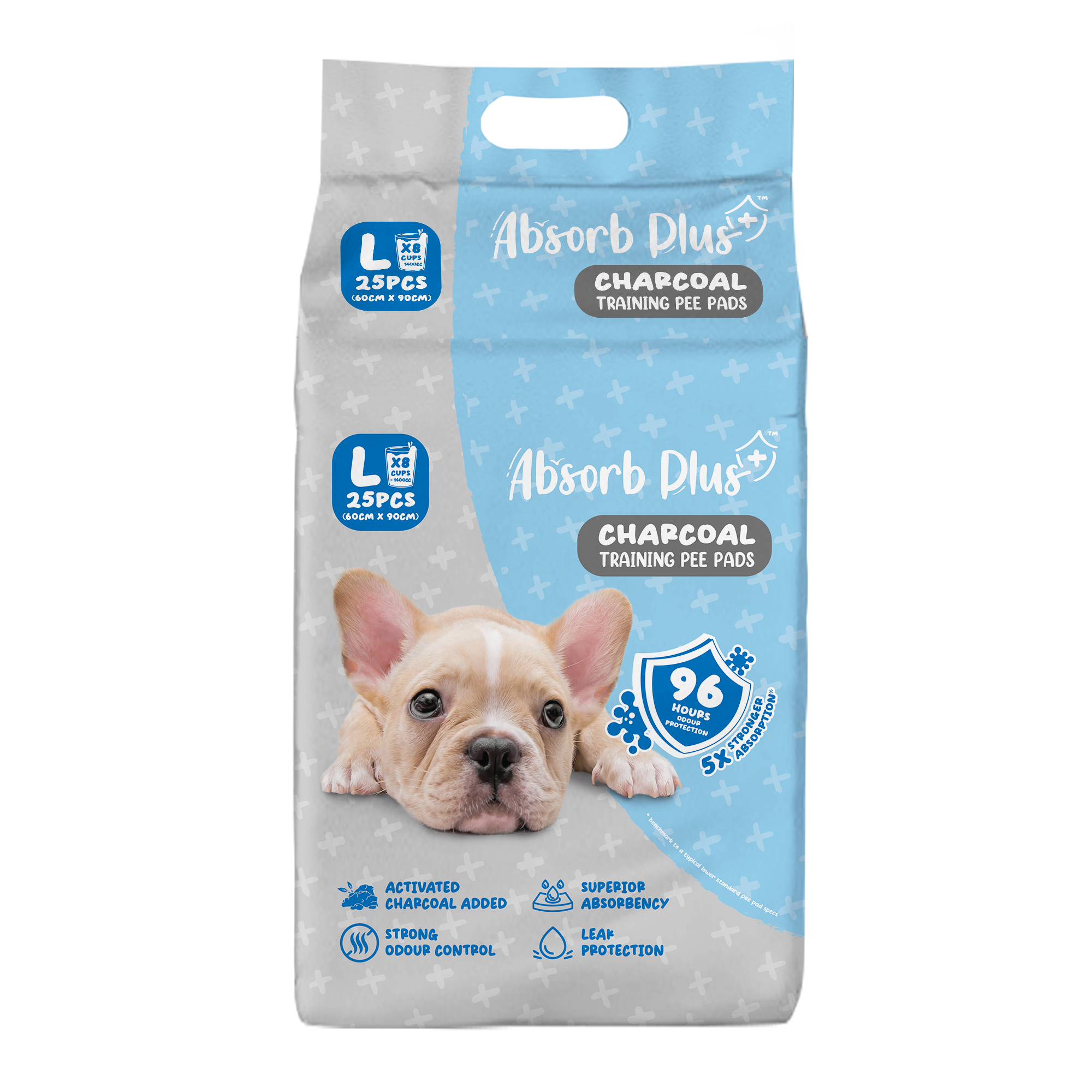 Absorb Plus Odor Elimination Charcoal Dog Training Pee Pad