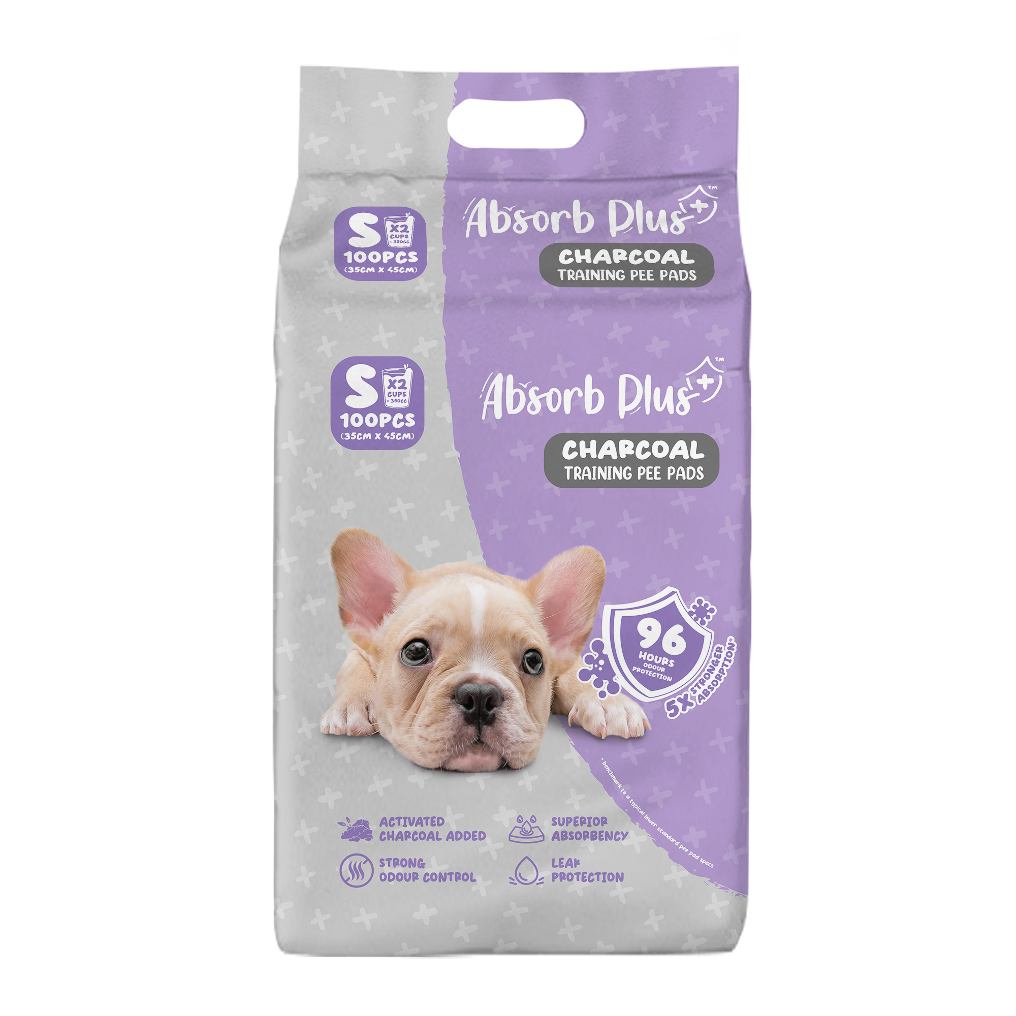 Absorb Plus Odor Elimination Charcoal Dog Training Pee Pad