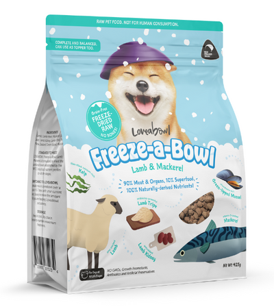 Loveabowl Freeze Dried Lamb & Mackerel Dry Dog Food