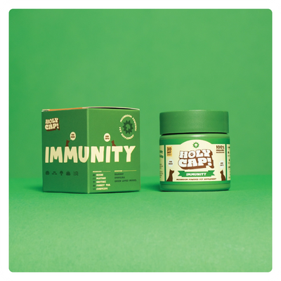 Holy Cap Medicinal Mushroom Supplement for Dogs (Immunity)