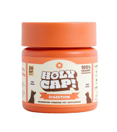Holy Cap Mushroom Powered Supplement for Dogs (Digestion)