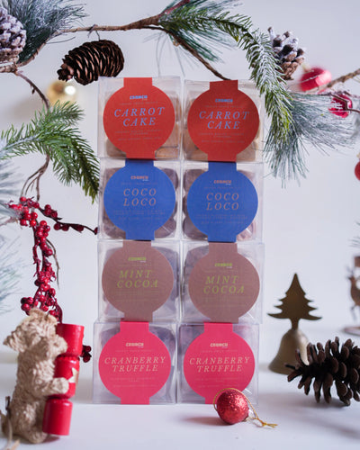 Licked CRONCH Freeze Dried Christmas Dog & Cat Treats (Mint Cocoa)