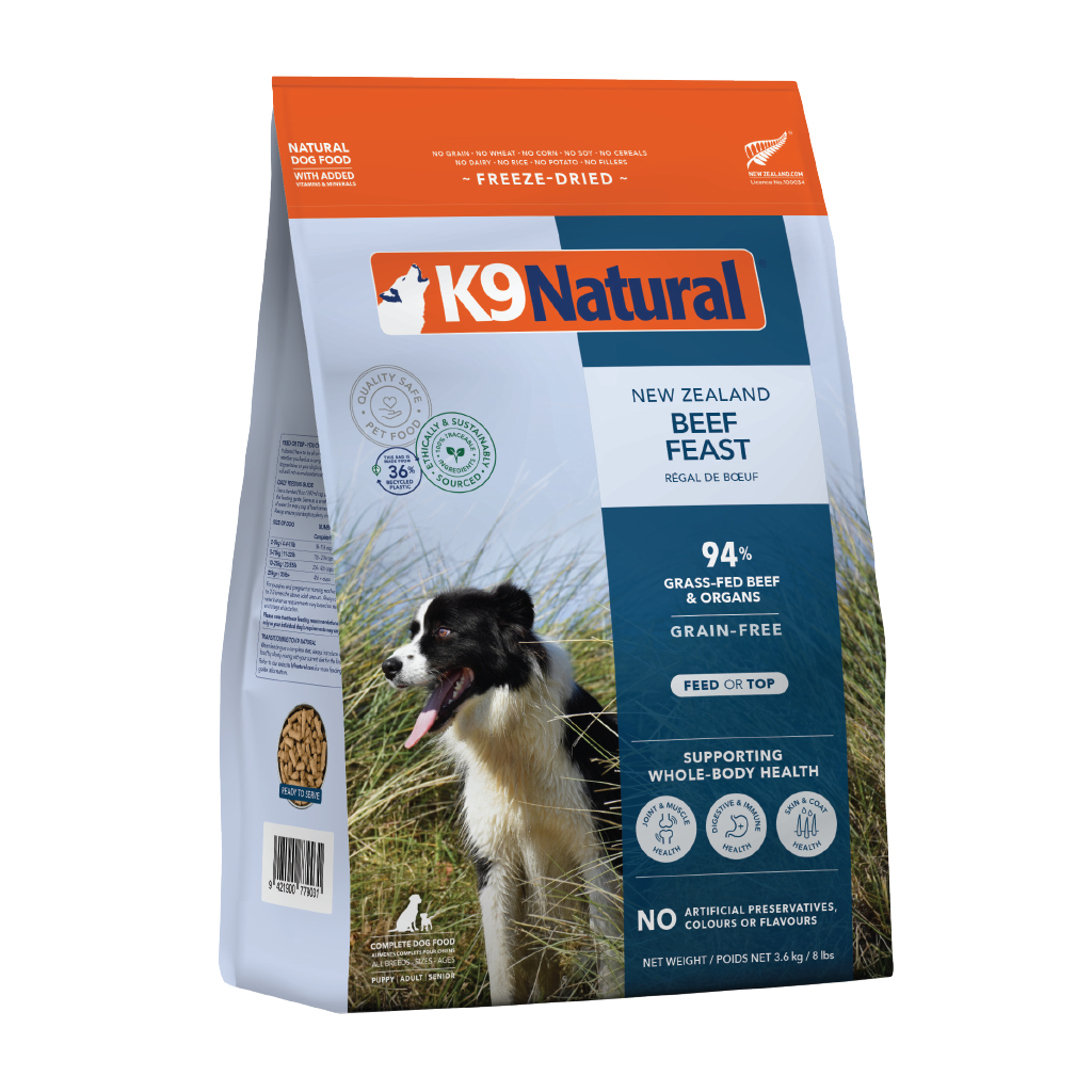 K9 Natural Freeze Dried Beef Feast Dry Dog Food