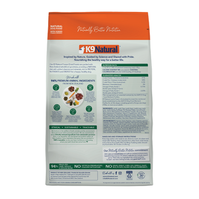 K9 Natural Freeze Dried Lamb Feast Dry Dog Food