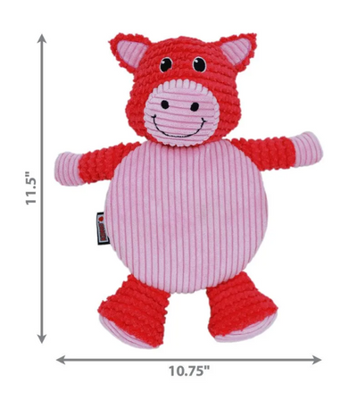 KONG Low Stuff Pig Crackle Tummiez Dog Toy