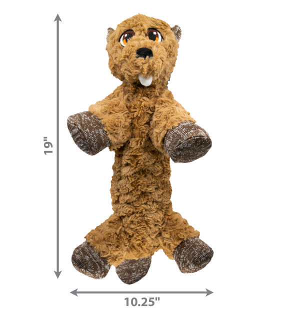 KONG Low Stuff Beaver Flopzie Dog Toy
