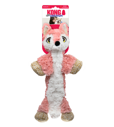 KONG Low Stuff Fox Flopzie Dog Toy
