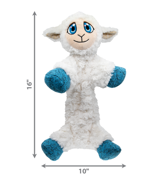 KONG Low Stuff Lamb Flopzie Dog Toy