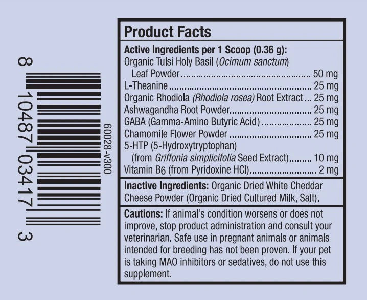 Bark & Whiskers Stress Support Supplements for Cats & Dogs