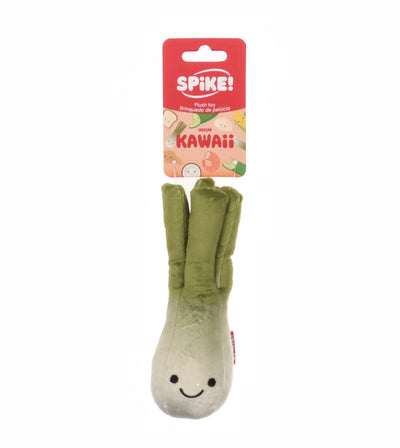 Spike! Kawaii Leek Plush Dog Toy