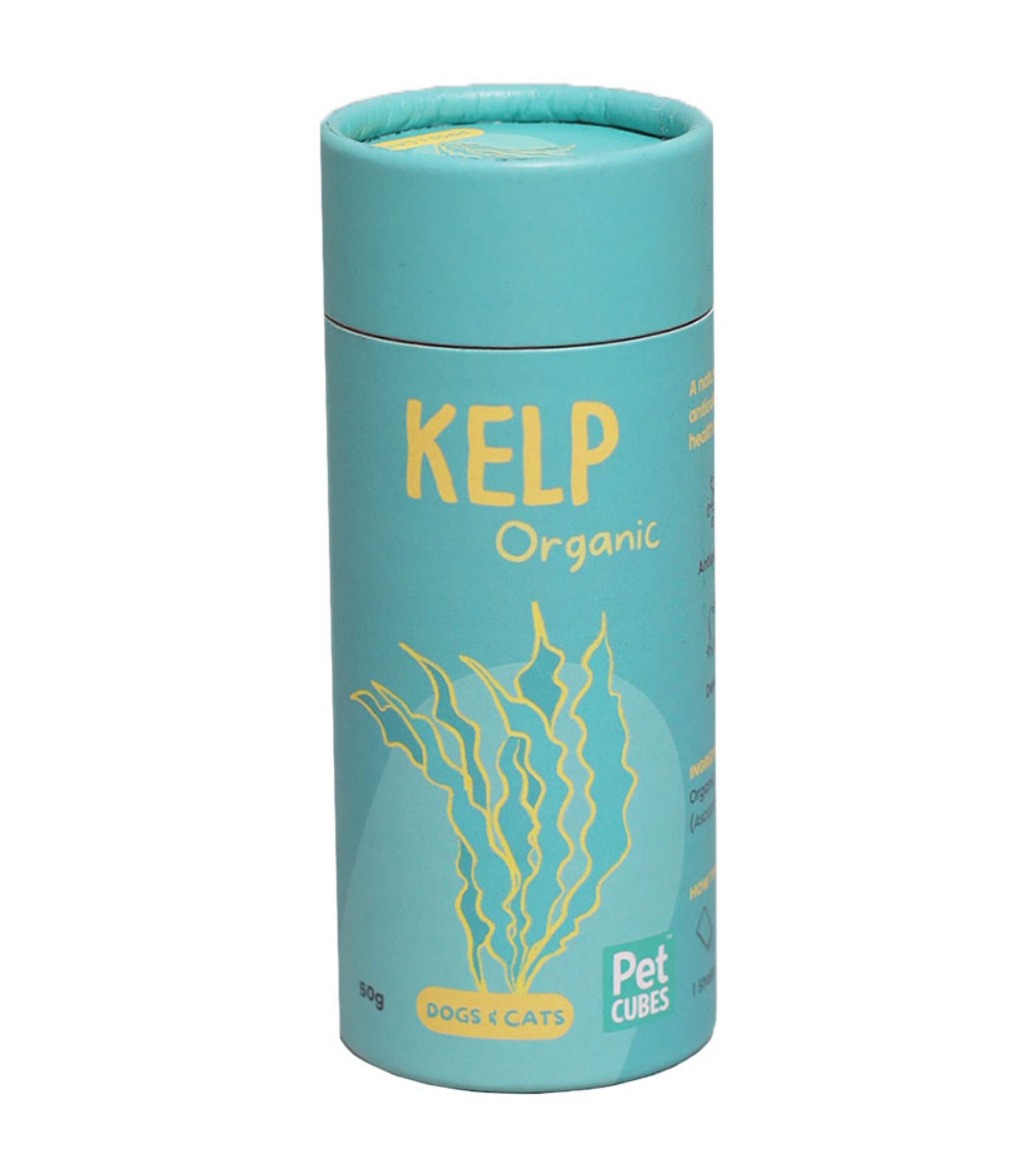 PetCubes Kelp Organic Supplement for Dogs & Cats