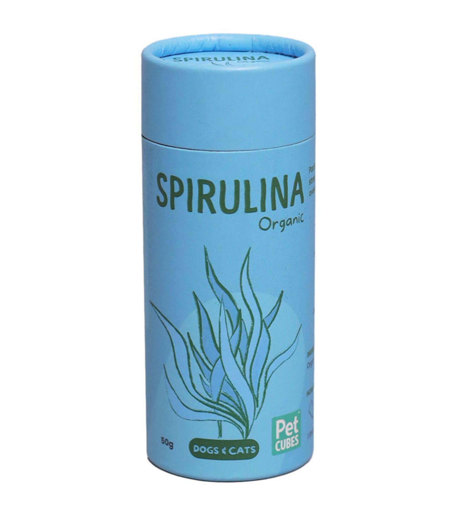 PetCubes Spirulina Organic Supplement for Dogs & Cats