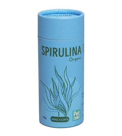PetCubes Spirulina Organic Supplement for Dogs & Cats