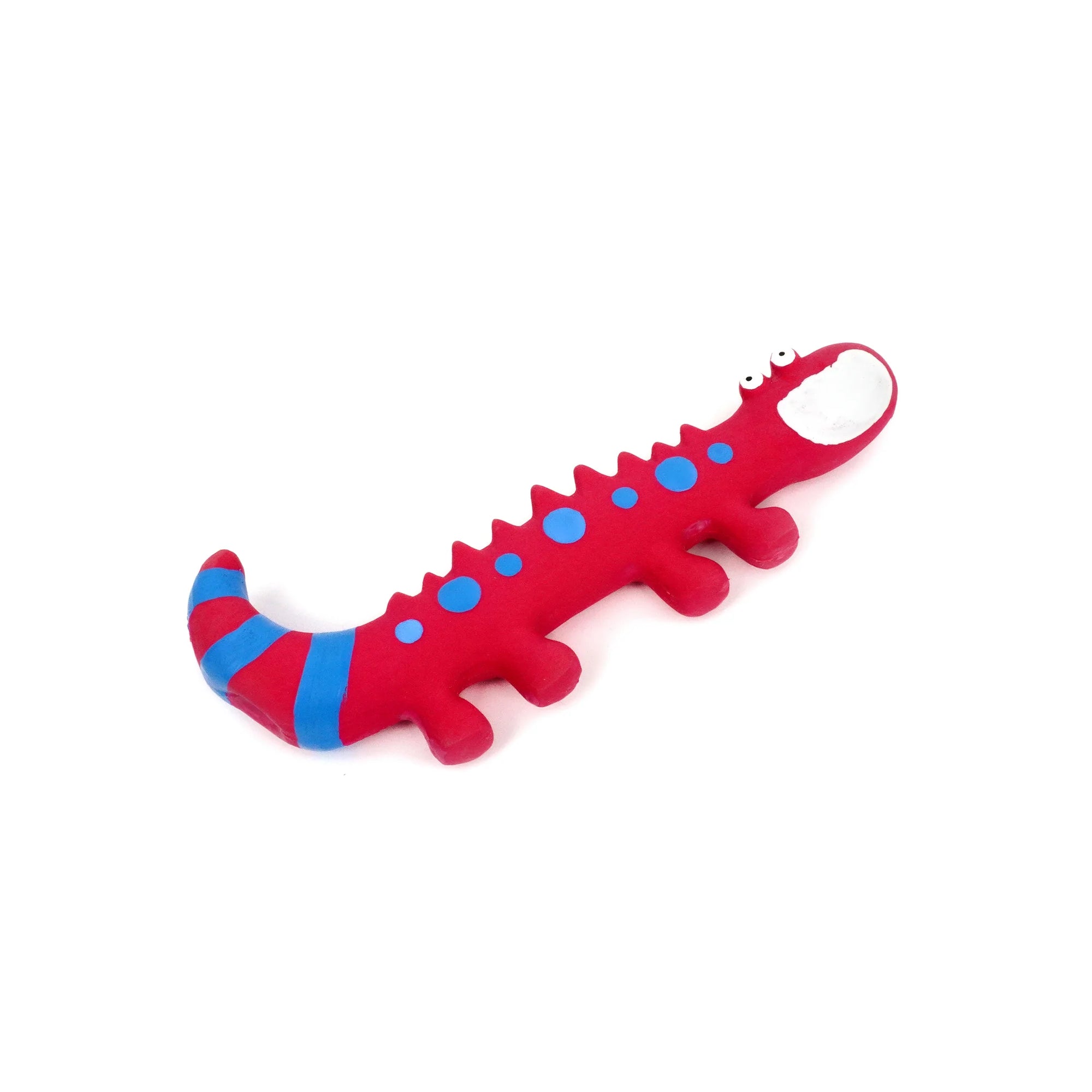 Spike! Latex Pink Lizard Squeaker Toy for Dogs