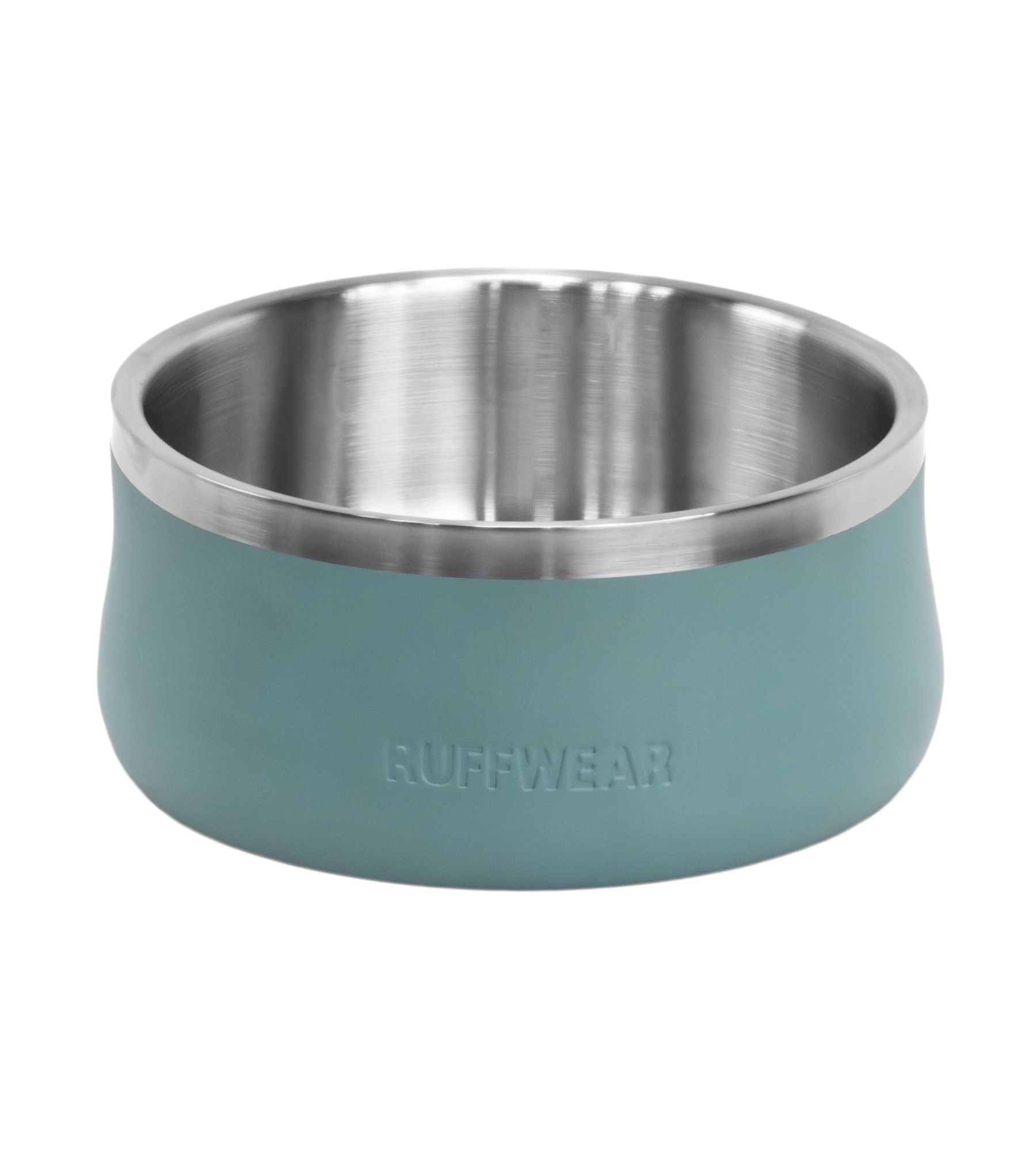 Ruffwear Basecamp⢠Sound-Dampening Hard-Sided Dog Bowl (River Rock Green)
