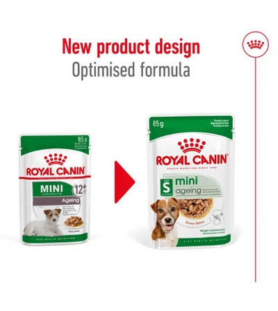 Royal Canin MINI Pouch Wet Dog Food (AGEING 8+)