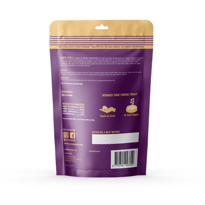 Zampe Classics Freeze Dried Raw Treats (Salmon Meat) for Dogs and Cats