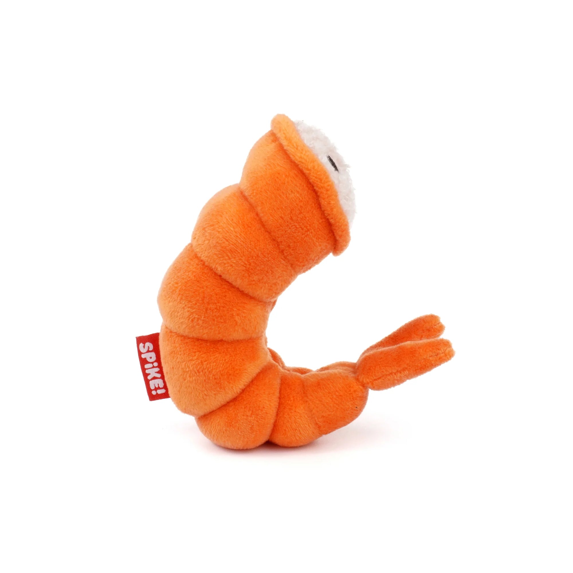 Spike! Kawaii Shrimp Plush Dog Toy