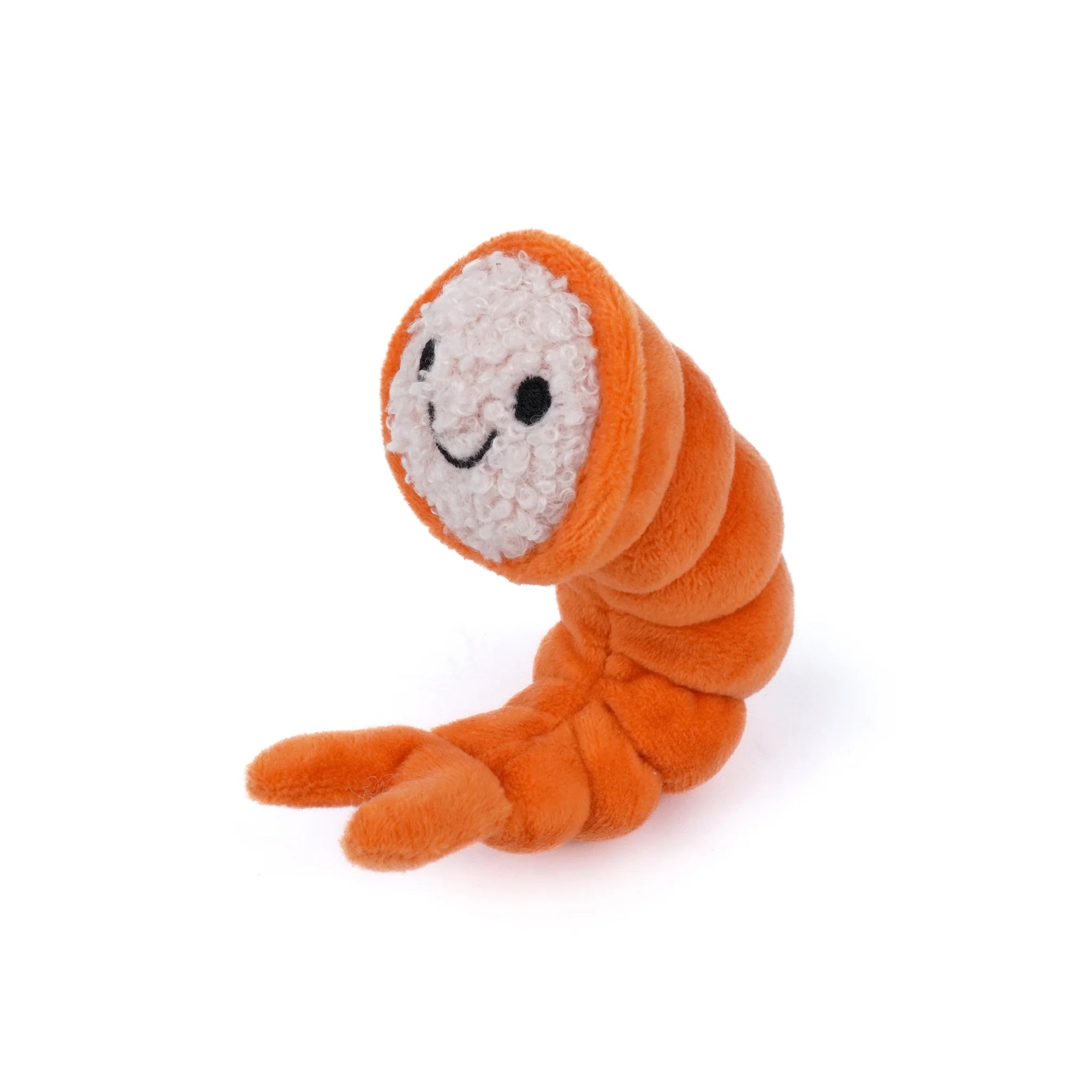 Spike! Kawaii Shrimp Plush Dog Toy