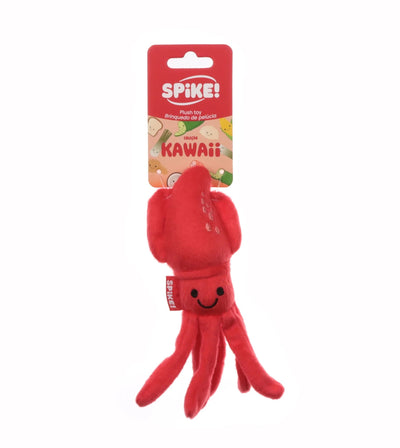 Spike! Kawaii Squid Plush Dog Toy
