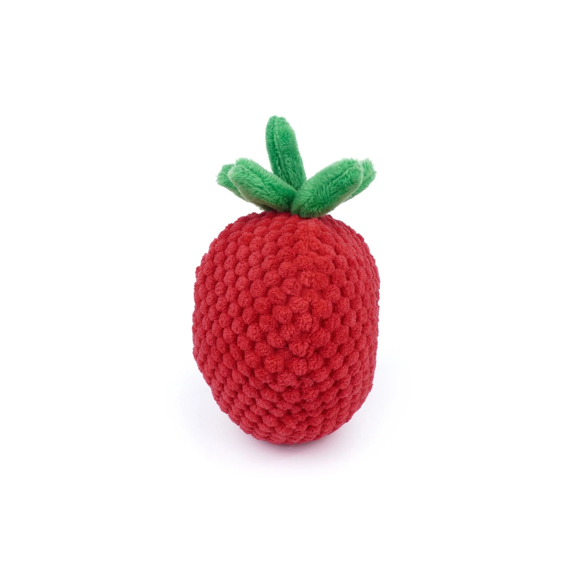 Spike! Kawaii Strawberry Plush Dog Toy
