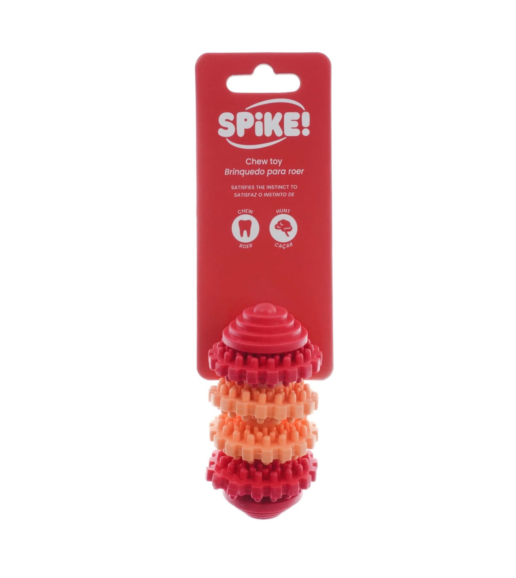 Spike! Chew and Fetch Teeth Cleaner Chew Toy for Dogs