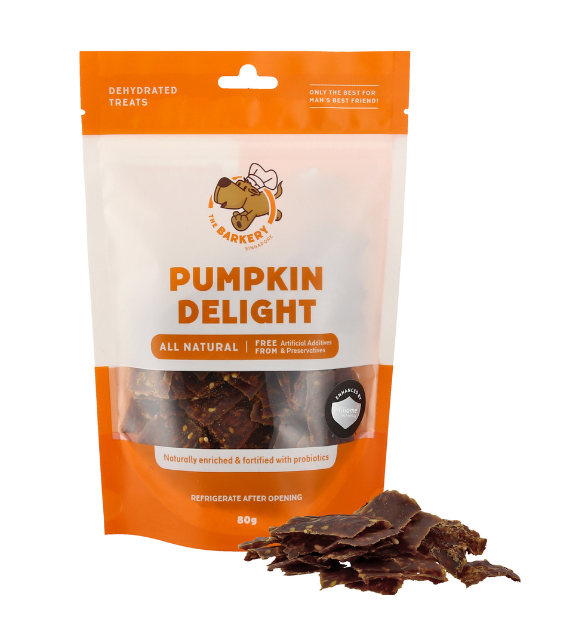 The Barkery Dehydrated Pumpkin Delight Dog Treats