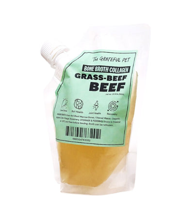 The Grateful Pet Bone Broth For Dogs & Cats (Beef)