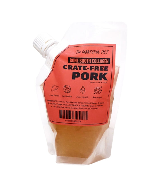 The Grateful Pet Bone Broth For Dogs & Cats (Pork)