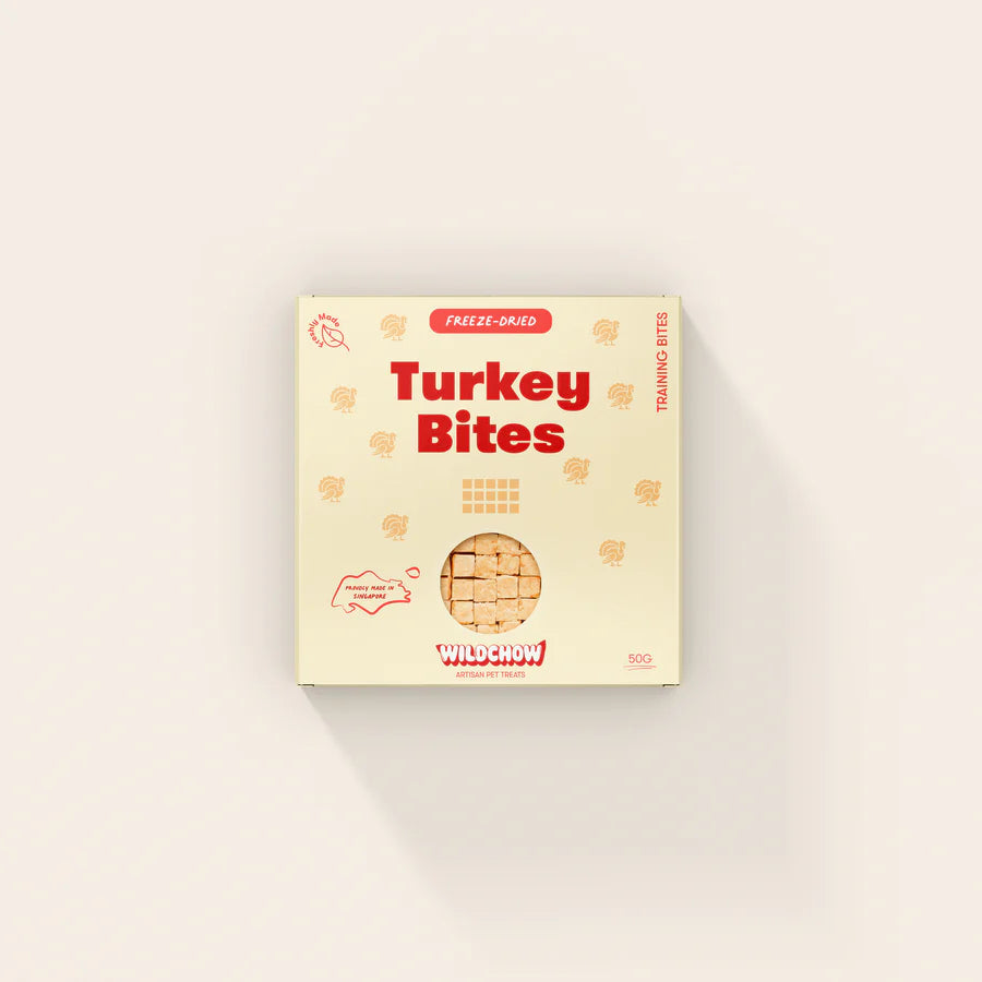 WildChow Freeze Dried Dog Treats (Turkey Training Bites)