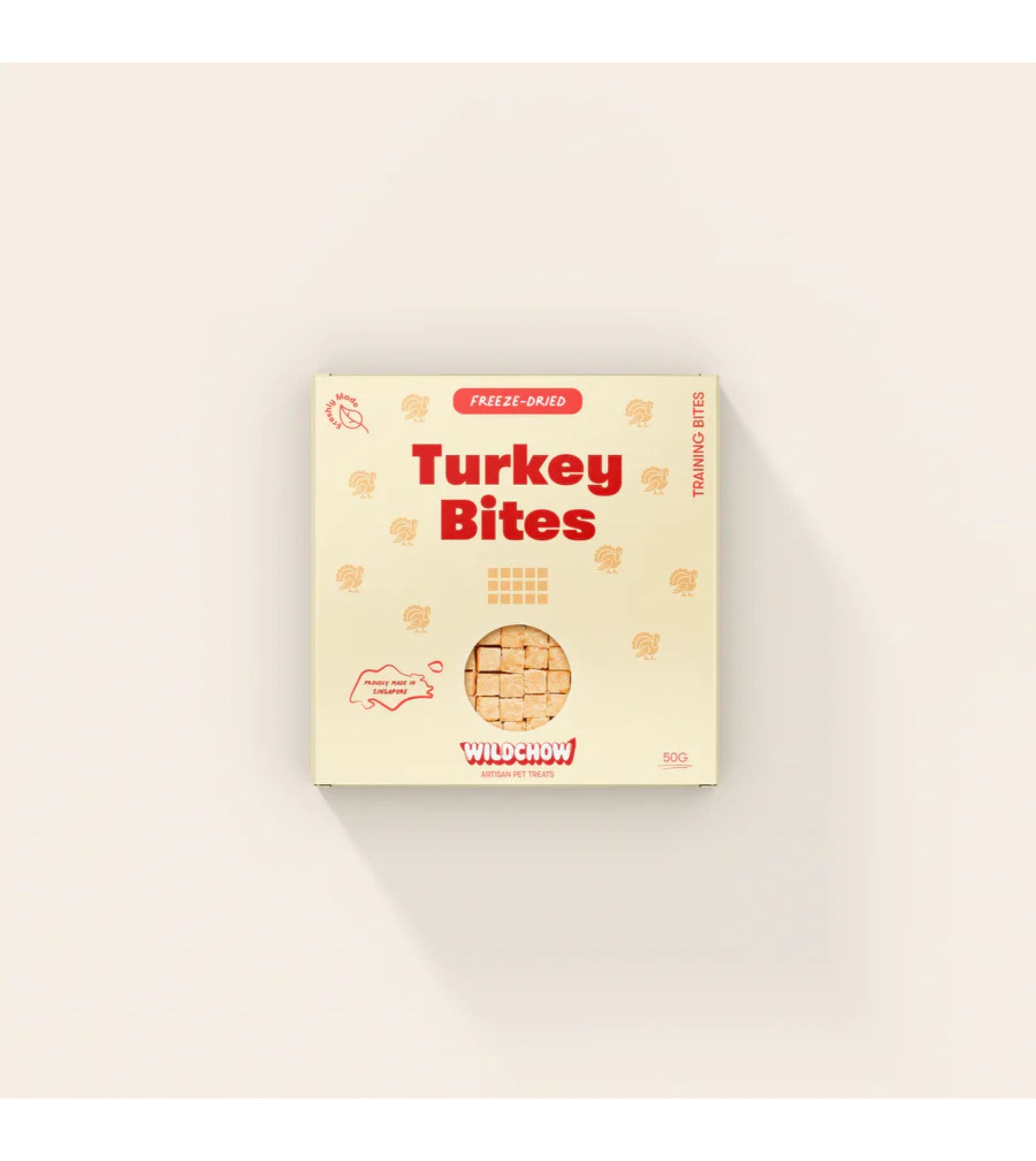 WildChow Freeze Dried Dog Treats (Turkey Training Bites)