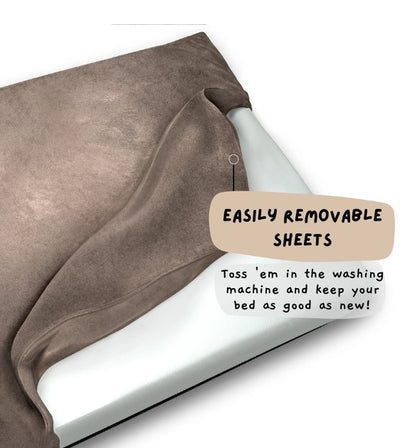 10% OFF: Big Borky Washable Dog Bedsheet (Choco Brown) - Good Dog People™
