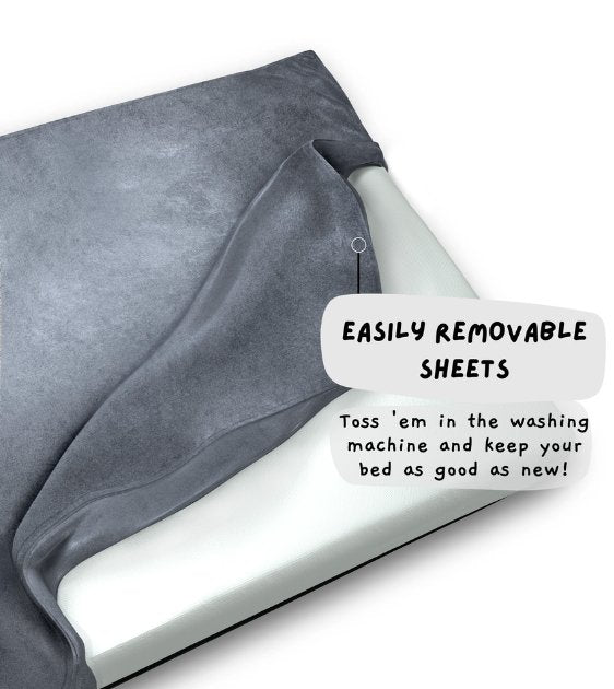 10% OFF: Big Borky Washable Dog Bedsheet (Cloudy Grey) - Good Dog People™