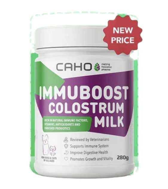 10% OFF: CAHO Immuboost Colostrum Milk for Dogs & Cats - Good Dog Peopleā¢