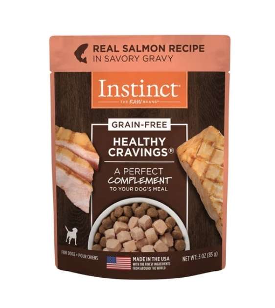 10% OFF: Instinct Healthy Cravings Grain Free Real Salmon Recipe Wet Dog Food Topper - Good Dog Peopleā¢
