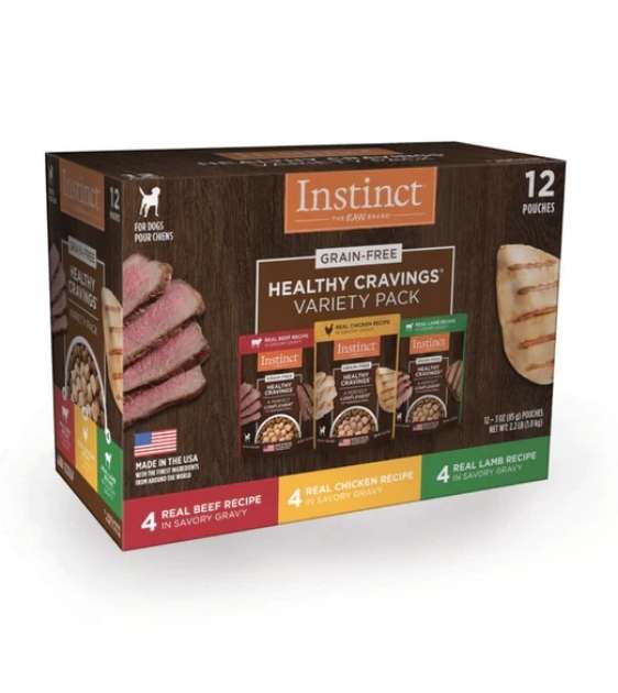 10% OFF: Instinct Healthy Cravings Grain Free Variety Pack Wet Dog Food Topper - Good Dog Peopleā¢